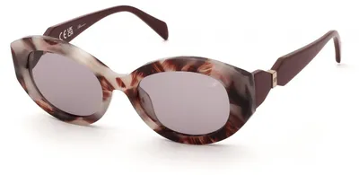 Produktbild von Blumarine SBM239 Rosso marmorizzato 53/19/140 Damen Sonnenbrillen