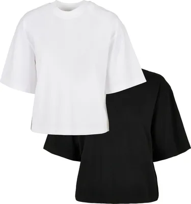 Produktbild von Urban Classics Organic Oversized Kurzarm-t-shirt 2 Einheiten Schwarz 5XL Frau Schwarz 5XL