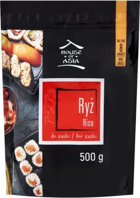 Immagine prodotto di House Of Asia | Riso per sushi - 500 g - Riso glutinoso - Riso giapponese - Ingredienti per sushi