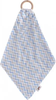 Produktbild von BMB Beißring mit Windel - Chevron Baby Blau
