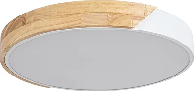 Obrázok produktu pre Rabalux Biele stropné LED svietidlo Maple s dekórom dreva 415mm 24W R3527
