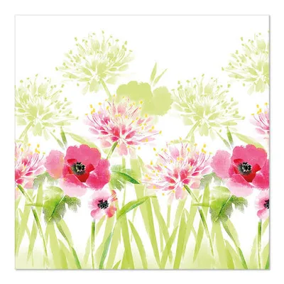 Produktbild von Servietten, 3-lagig 1/4-Falz 33 cm x 33 cm "Summer Breeze"