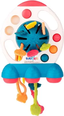 Obrázok produktu pre Senzorická hračka Raketa s farebnými lanami, TULIFUN