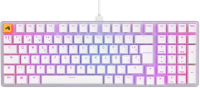 Obrázok produktu pre Glorious Gaming GMMK 2, Kábel, USB, Mechanický spínač kláves, QWERTY, RGB LED, Biela