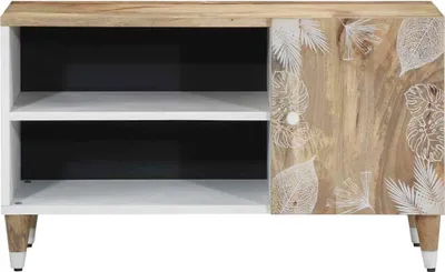 Immagine prodotto di mobile TV vidaXL 80x31,5x46 cm in legno massiccio di mango