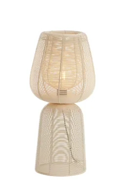 Produktbild von Light & Living - Tischleuchte ABOSO - Ø24x54cm - Weiß