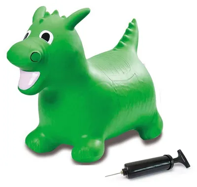 Produktbild von Jamara Hüpftier Drache grün mit Pumpe