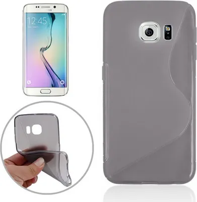 Produktbild von Handyhülle TPU Case für Handy Samsung Galaxy S6 Edge SM-G925 Grau