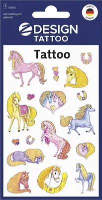 Immagine prodotto di AVERY ZWECKFORM Tattoos Pferde 56681 10 Stück Verkaufseinheit 662453 4004182566817
