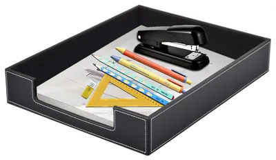 Produktbild von Solidchoice – , stapelbare Briefablage für Büro oder Zuhause