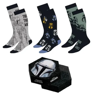 Immagine prodotto di Star Wars: I Mandaloriani - Calza 3 pezzi Mandaloriani 38-45