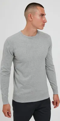 Produktbild von INDICODE IDBadan Herren Strickpullover Feinstrick Pullover mit Rundhalskragen