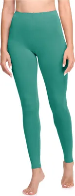 Produktbild von Ladeheid Damen Lange Leggings aus Baumwolle LA40-133 (Dunkeltürkis, L)