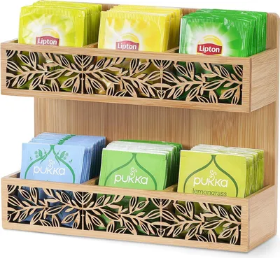 Produktbild von TeOrganizer - Teebeutelhalter mit 6 Fächern - Wandmontage
