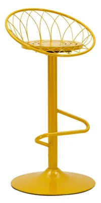 Image de Tabouret de bar Clox 49 x 92 x 45 cm Métal Jaune