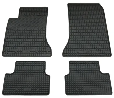 Gummifußmatten Set 4-teilig für Mercedes A-Klasse W176 (7/2012-), schwarz