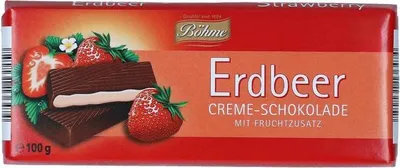 Produktbild von Böhme Creme-Schokolade Erdbeer 100g