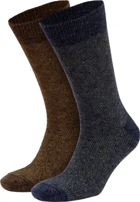 Produktbild von NoblesBox Norwegersocken, Herren Wollsocken, Warme Socken (Beutel, 2-Paar) 40-44 EU Größe Asorti-2