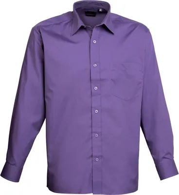 Image de Premier - Chemise pour homme manches longues PC5488 (112 cm) (Violet)