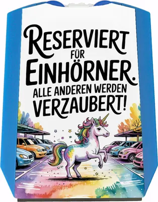 Produktbild von Parkplatz Reserviert für Einhörner Parkscheibe Majestätisches Einhorn