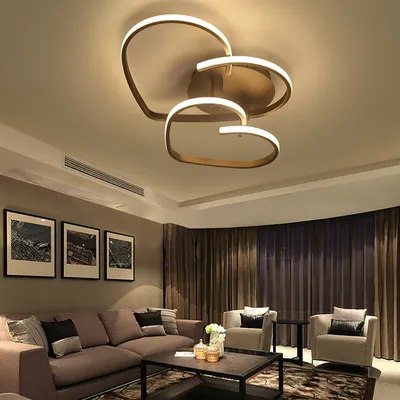 Obrázek produktu pro 55cm LED moderní stropní světlo stmívatelné dálkové ovládání stropní světlo ložnice lampa ve tvaru srdce designový lustr , pro ložnici obývací pokoj restaurace dětský pokoj