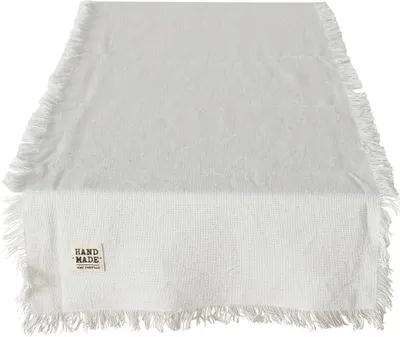 Obrázek produktu pro Dekorační běhoun z bavlny, 140 cm, LENEA, béžový