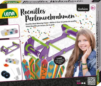 Zdjęcie produktu dla Lena 42722, Zestaw do robienia bransoletek dla dzieci, 8 lat(a), Wielobarwny