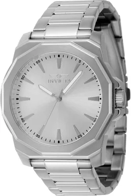 Produktbild von Invicta Speedway 46832 Herren Uhr - Quartz Bewegung - Edelstahl mit silbernem Zifferblatt - 42 mm