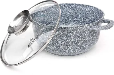 Produktbild von ZILNER MODERN 10-teiliges Topfset 16/20/22/24/26cm Grau ZL-7055-A