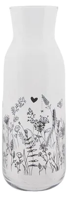 Obrázek produktu pro Karafa Clayre & Eef 1000 ml Transparentní sklo Květiny