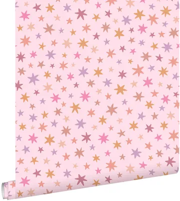 Productafbeelding van ESTAhome behang sterretjes paars 50 x 900 cm