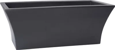 Produktbild von Garden Italia Vasen Moderner Blumenkasten ECSL Seite glatt ausgestellt 110 cm - Höhe 35 cm - in anthrazitfarbenem Harz -  Italy - frostbeständig - stoßfest - Leicht, xl