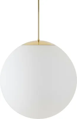 Productafbeelding van OSMONT ADR62077 ADRIA P4 HP Hanglamp, gepolijst messing/wit, beschermingsklasse IP40, 3000 K, 59 W LED, DALI