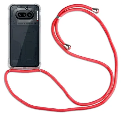 Produktbild von Handykette für Nothing Phone (4A) Handyhülle mit Band Hülle Kordel in Rot