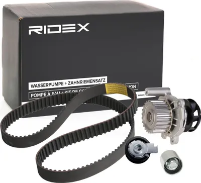 Produktbild von RIDEX 3096W0177 Zahnriemensatz + Wasserpumpe für AUDI A4 Avant (8ED, B7) A4 Avant (8E5, B6) A4 Limousine (8D2, B5) A4 Avant (8D5, B5) A6 Avant