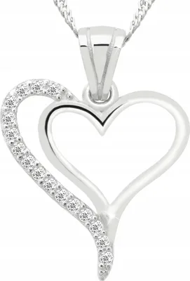 Produktbild von Silberne Herzkette mit Herzen, SILBER 925