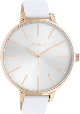 Immagine prodotto di Oozoo orologio da polso in pelle bianca C10710 Timepieces orologio analogico da donna al quarzo UOC10710