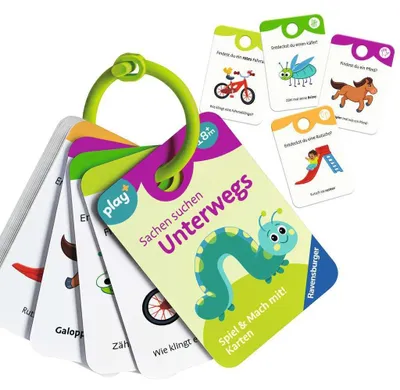 Produktbild von Spiel & Mach mit! Karten: Sachen suchen: Unterwegs Ravensburger 12034054