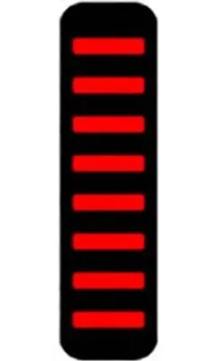 Immagine prodotto di Fissaggio cavo ProGuard - Posteriore - Adesivo - Rosso