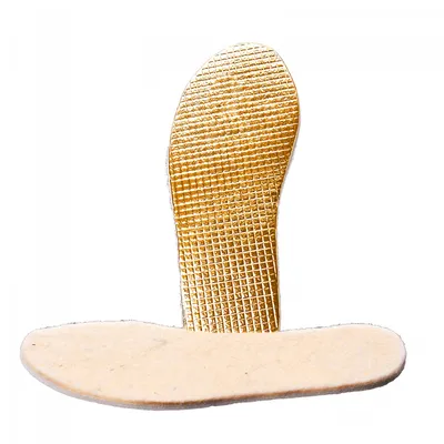 Produktbild von Sohlen24 Alutherm-Einlegesohlen aus Wolle Gold Merino 29