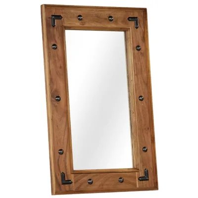 Produktbild von vidaXL Spiegel Akazienholz Massiv 50x80 cm
