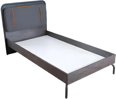 Obrázok produktu pre Sivá drevená posteľ moderná elegantná do spálne