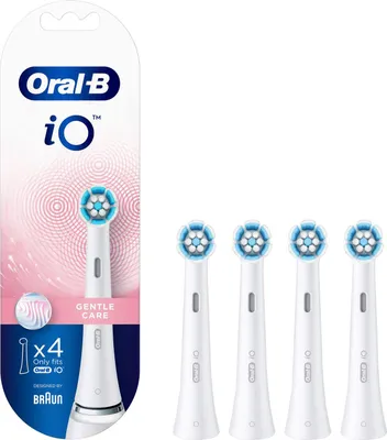 Produktbild von Oral-B iO Gentle Care 80346671 Elektrischer Zahnbürstenkopf 4 Stück(e) Blau