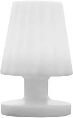 Productafbeelding van Draadloze Mini Tafellamp - Oplaadbaar, Dimbaar en Warmwit LED (22 cm)