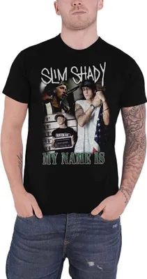 Produktbild von Eminem - "My Name Is Homage" T-Shirt für Herren/Damen Uni RO1705 (M) (Schwarz)