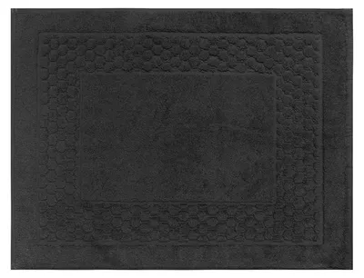 Zdjęcie produktu dla Dywanik, mata łazienkowa, frotte, 100% bawełna, 750 g/m², 50 x 70 cm, ciemnoszary