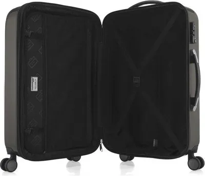 Productafbeelding van Middelgrote Koffer met Harde Schaal, Trolley en 4 Dubbele Wielen - 65 cm - Grafietgrijs