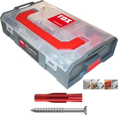 Produktbild von Tox-Dübel-Technik L-Boxx Tri Micro Allround Universaldübel-Sortiment 266 tlg.