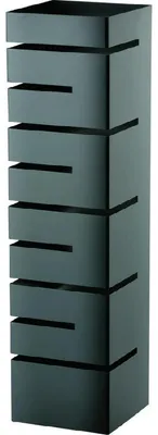 Obrázok produktu pre Bufetový stojan, vysoký, šikmé police, 150x150x570 mm (ŠxHxV), čierny