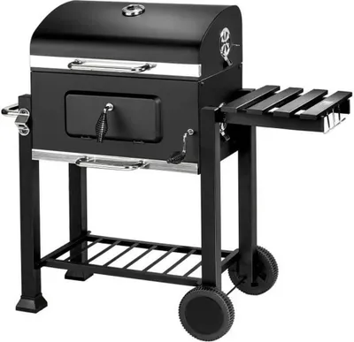 Image de Chariot à charbon de bois Barbecue de jardin BBQ Barbecue à charbon de bois 115*68*107cm
